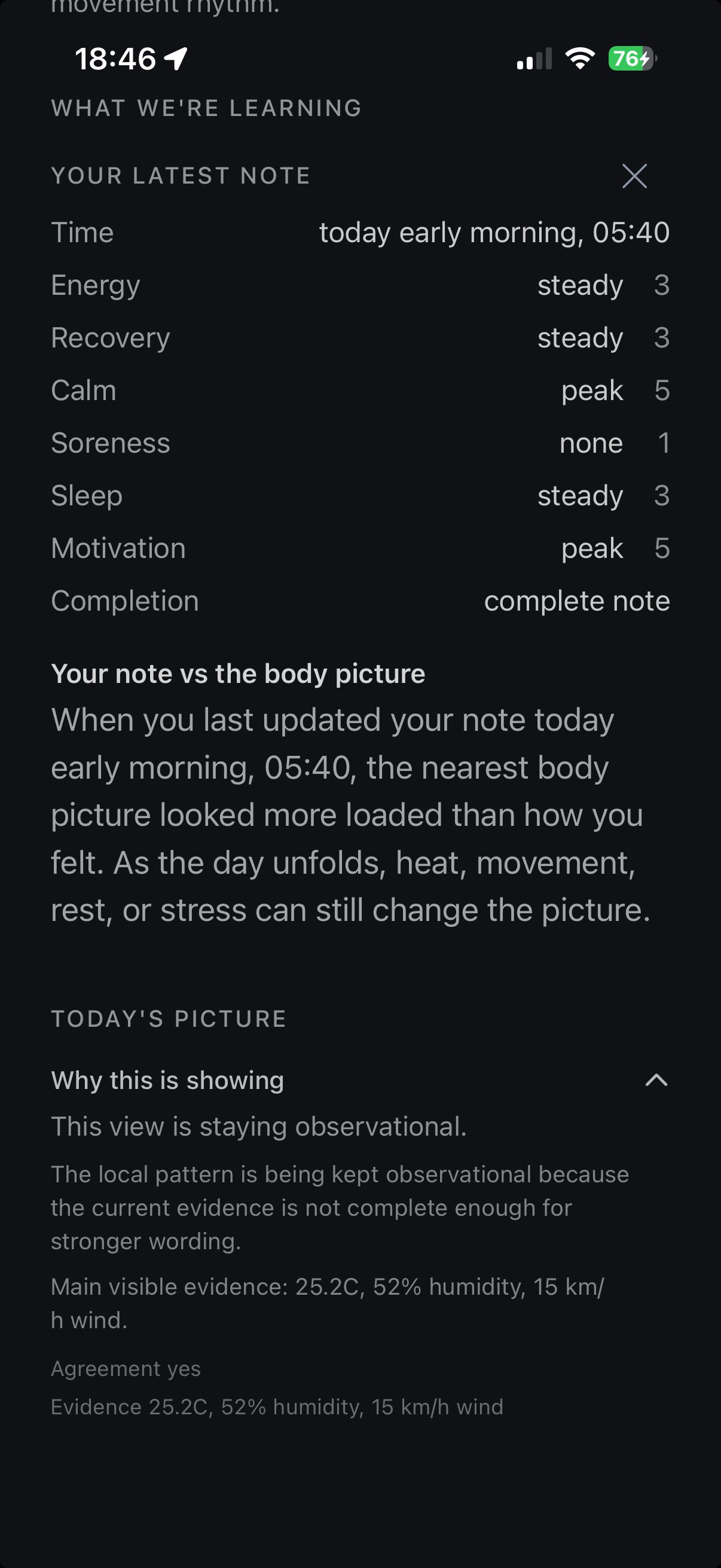 AlignHealth — your note vs the body picture